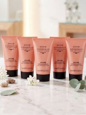 NEW GROW GORGEOUS Volume Bodifying Conditioner Bundle of 5 Total NWT
